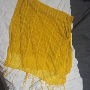 Yellow Fringe Women's Skirt